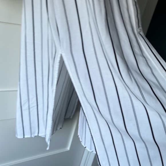 Express Striped Shirt Dress Small - Picture 3 of 5